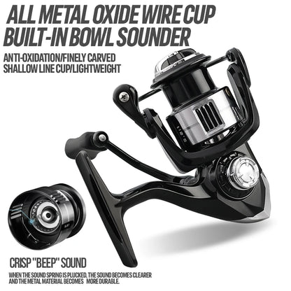 TAIYU High Quality Lightweight Spinning Fishing Reel 13+1 Bearing 5.2:1 Speed Ratio Universal Spinning Reel For All Water Areas