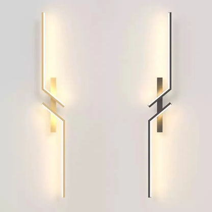 LED Wall Lamp Modern Minimalist Strip Wall Decor Lights Lighting For Bedroom Bedside Living Room TV Sofa Lobby Background Decor