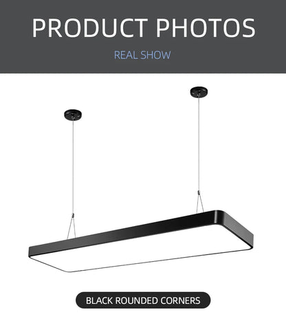 Large Energy-saving Pendant Lamp LED Ultra Wide Chandeliers High Bright Lighting Office Restaurant Home Living Room Lights LED