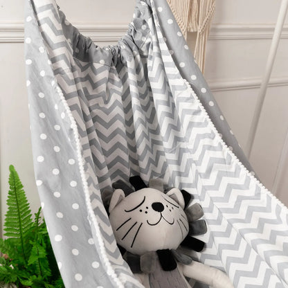Children's Swing Indoor And Outdoor Hanging Basket Children Hanging Cloth Bag Baby Home Cartoon Hammock