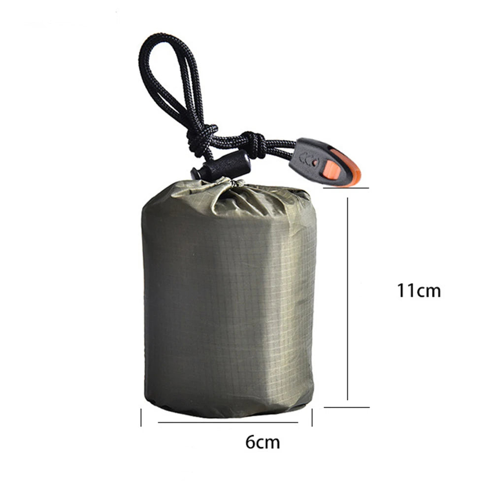 Survival Sleeping Bag Waterproof Thermal Bivy Sack For Camping Hiking Outdoor Activities Travel Lightweight Compact Bivy Bag