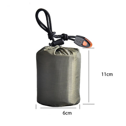 Survival Sleeping Bag Waterproof Thermal Bivy Sack For Camping Hiking Outdoor Activities Travel Lightweight Compact Bivy Bag