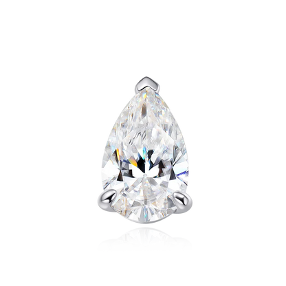 Serenity 3ct 5ct Pear Cut Moissanite Necklace for Women S925 Sterling Silver Chain Jewelry Sparkling Water Drop Pendant Necklace