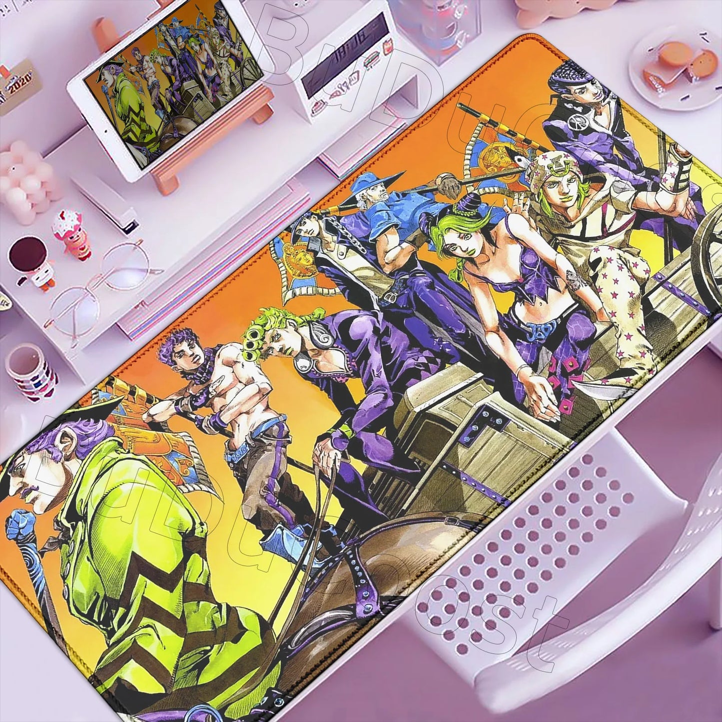 HD J-Jojo B-Bizarre A-Adventure Mouse Pad Gaming 900×400mm Mousepad Xxl Mouse Mat Offices Accessories Keyboard Pad Computer Desk