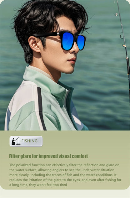 New Smart Glasses Intelligent Driving Navigation Wireless Music Play Outdoor Sunglasses Bluetooth Call Anti-blue Light Eyeglass