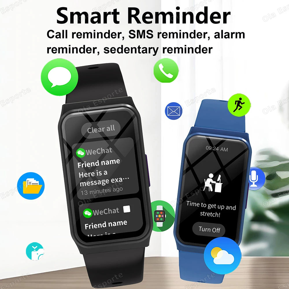 New Smart Watch Lightweight Health & Sleep Monitoring Multiple Sport Modes Music Control For Men Women Smartwatch Holiday Gifts