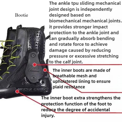 Mocha SH099 Motorcycle Track Riding Boots CE Certification Professional Racing Botas Waterproof Boots Double Botas Motocross