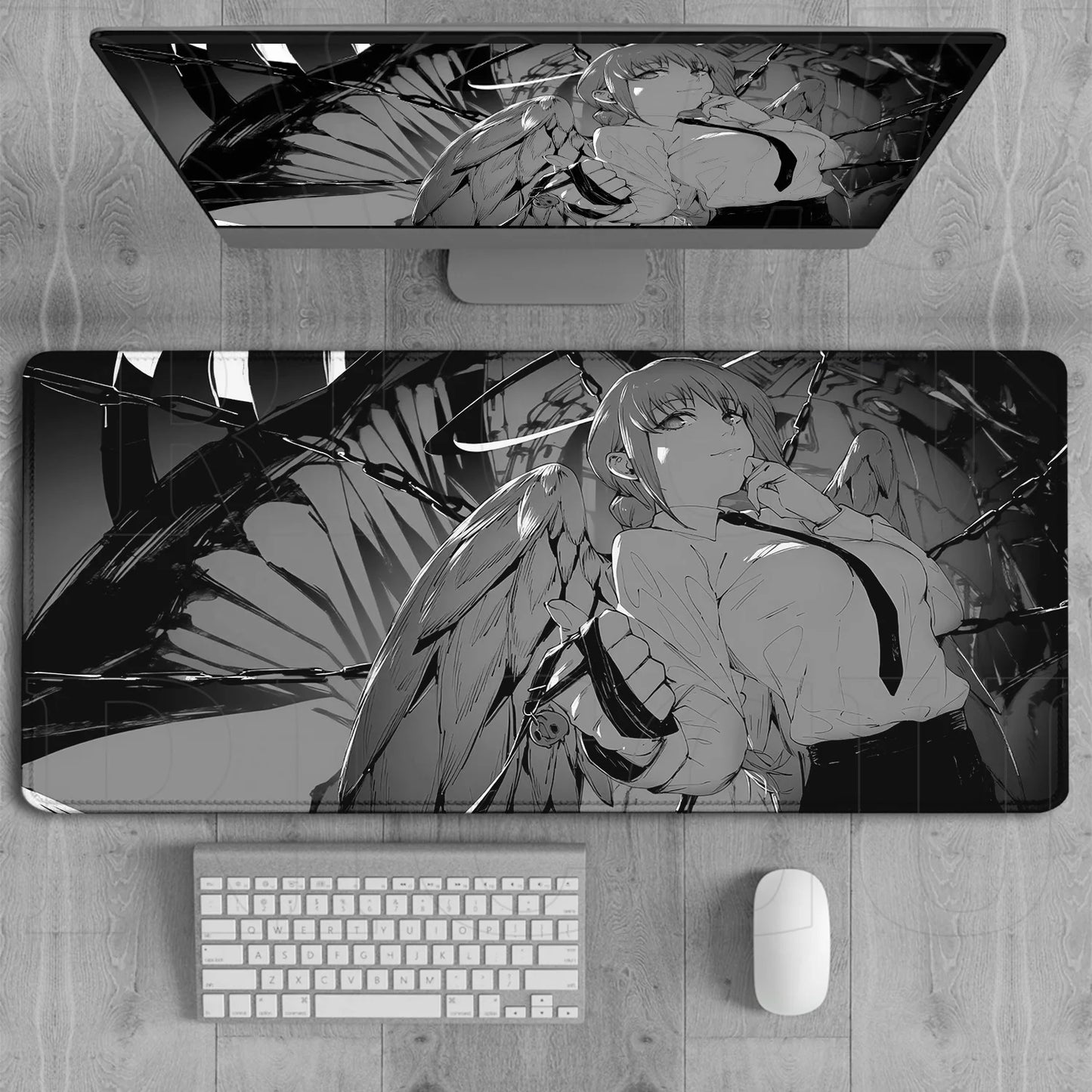 HD Chainsaw Man XXL Mouse Pad Anime reze Gamer Makima Gaming PC Accessories Mouse pads Large Keyboard Desk Mat Computer Keyboard