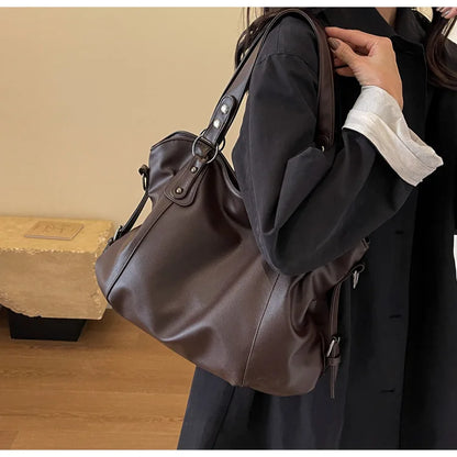 Female Hobo Handbag Large Capacity Shoulder Bags Big Stylsih Tote Bag Ladies Soft Leather Hobos Messenger Bags Women Сумочки