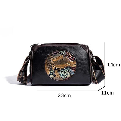 Women Crossbody Bag for Women Elephant Bags Fashion Print High Quality Leather Shoulder Bag Messenger Bags Sac a Main