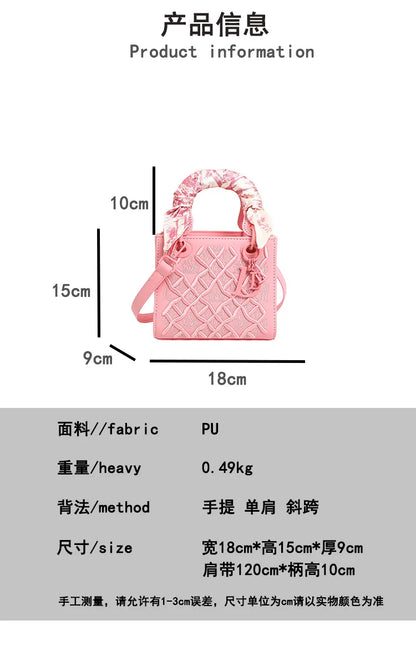 Luxury 2025 New Versatile Craftsmanship Embroidery Concubine Bag Handbag, Women's Crossbody Bag