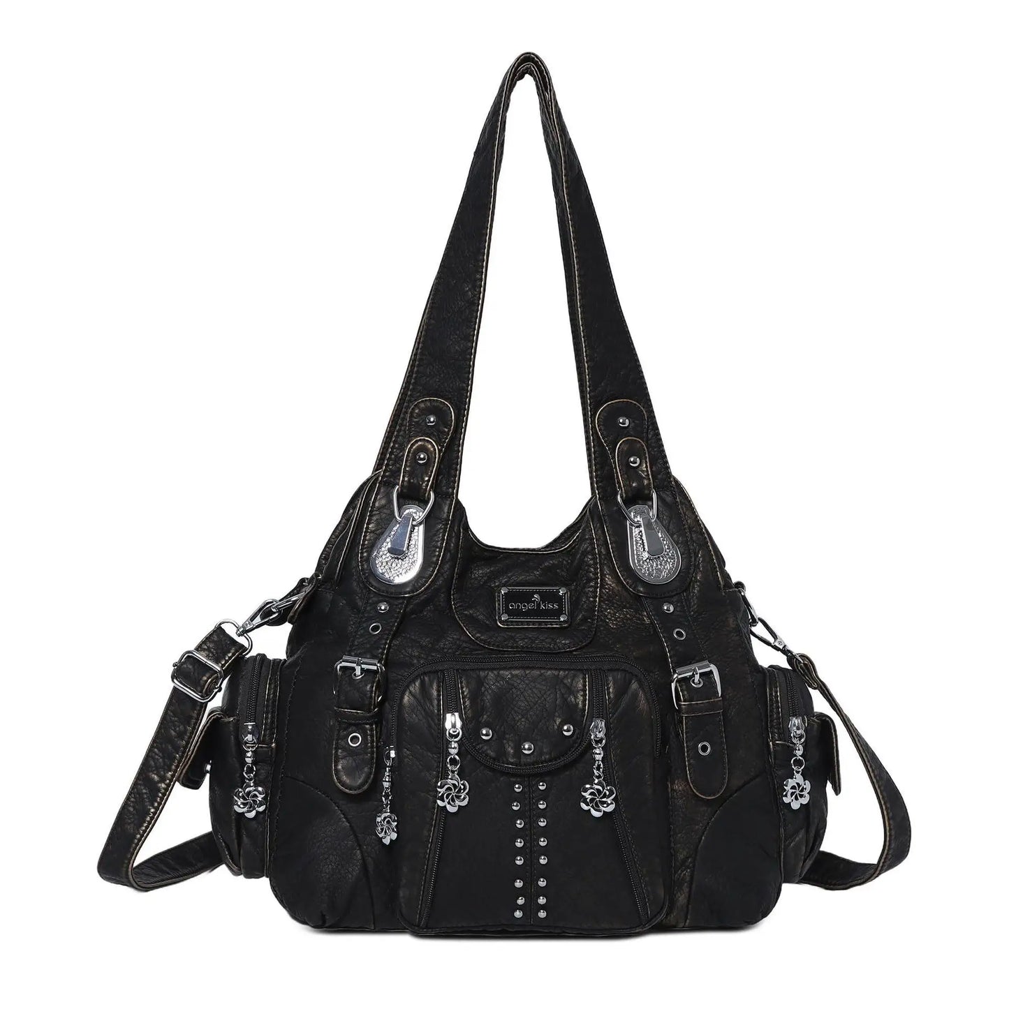 Fashion Handbags Women Shoulder Bags PU Leather Handbag Female Satchel Big-capacity Shoulder Purse Bag Bolsa Feminina