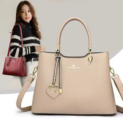2023 Luxury Women Designer  Shoulder Crossbody  Fashion Ladies Large Capacity Leather Handbag Shopper Brand Messenger Totes
