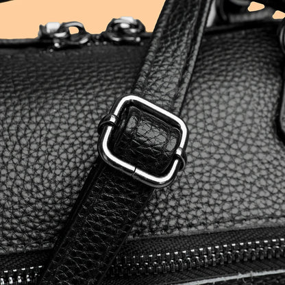 100% Genuine Leather Tote Bag Women Bags Designer Cowhide Luxury Handbags Ladies Shoulder Crossbody Bags Commuting Messenger Sac
