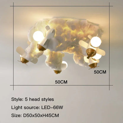 2025 Rocket Astronaut Ceiling Light For Bedroom Study Kids Nursery Modern Creative Led Cloud Led Lights Boys Children Room Light