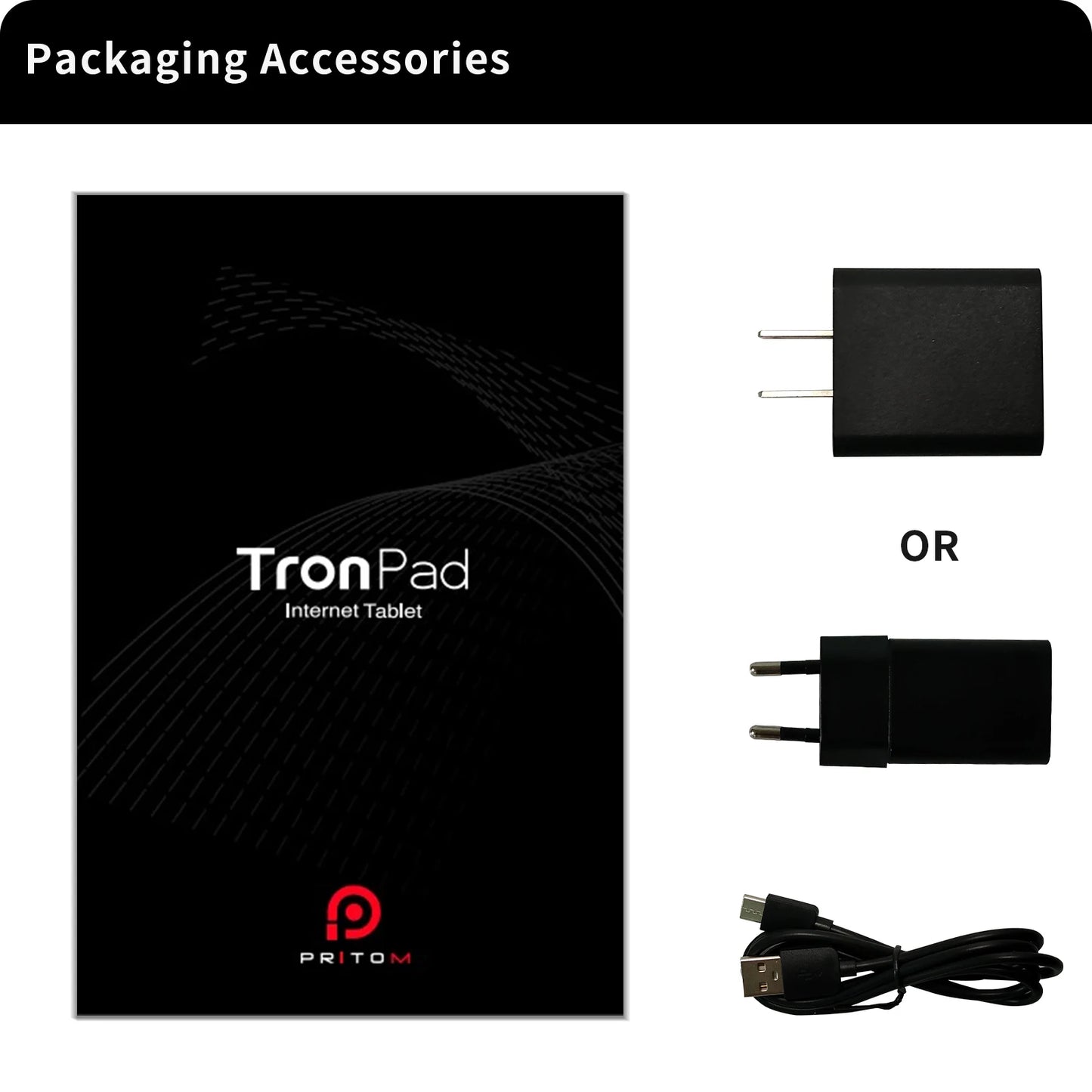 PRITOM 7 Inch Tablet PC 32 GB Android 13 with Quad Core Processor HD IPS Display Dual Camera WiFi with PU Protective Case