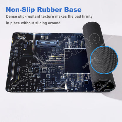 Inside Motherboard Circuit Board Mouse Pad Dropshipping Large Playmat Gaming Customized Mat Gamer Office Mousepad Bulk Desk Mat