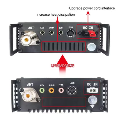 Newest Xiegu G90 20W SSB/CW/AM/FM 0.5-30MHz HF Amateur Radios SDR Structure Built-in Auto Antenna Tuner Short Wave HF Transceive