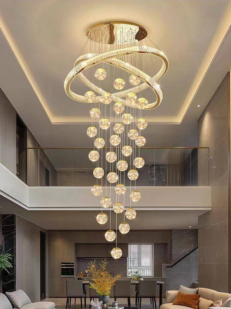 Home decorationPendant lights, luxury crystal living room chandelier, bedroom Pendant lamp, ceiling light, indoor lighting