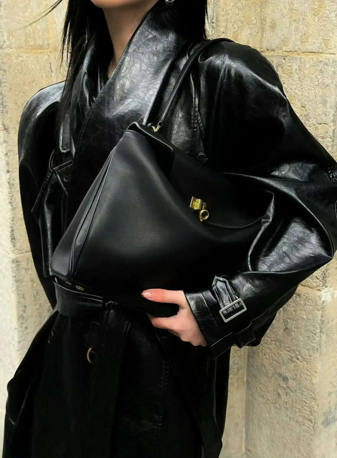 Luxury Fashion Leather Women's Tote Bag Lazy Bag Rodeo Briefcase Handbag Underarm Bags Large Capacity Crossbody Shoulder Bag