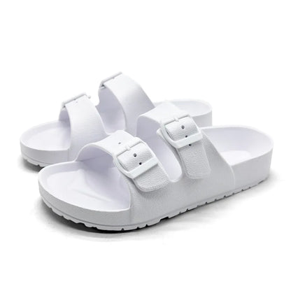 Shevalues Summer Fashion Sandals For Women New Non-slip Outdoor Beach Slippers Soft Comfort EVA Sandals Casual Women Home Slides