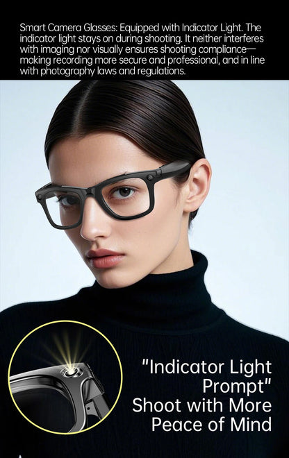 2026 Smart Glasses Men 1300W Camera AI Photo Recognition Video Recording Language Translation Bluetooth Call Sunglasses Women
