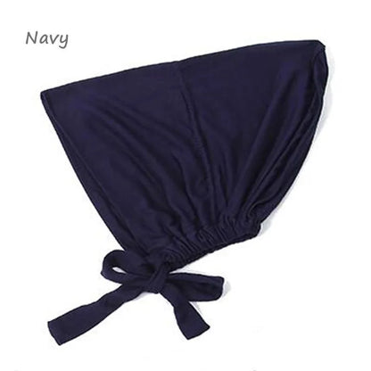 New Soft Modal Muslim Turban Hat Inner Hijab Caps Islamic Underscarf Bonnet India Hats Female Headwrap Turbante Mujer