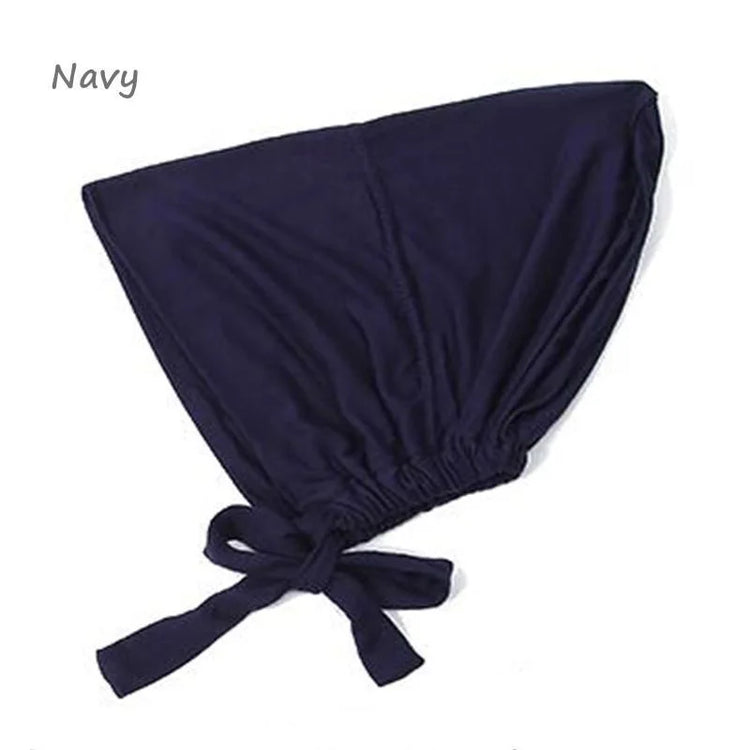New Soft Modal Muslim Turban Hat Inner Hijab Caps Islamic Underscarf Bonnet India Hats Female Headwrap Turbante Mujer