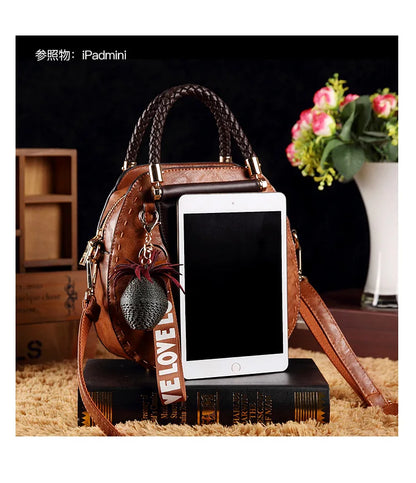 Vintage Women's Bag Luxury Designer Boston Style Women Shoulder Bag High Quality Fashion Crossbody Bags Female Handbags
