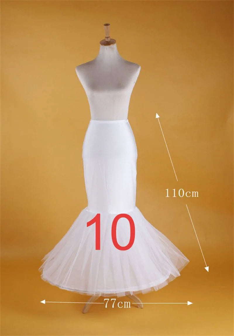 New Bridal Wedding Petticoat Underskirt Prom Hoop Crinoline Fancy Skirt Slip 11 Styles Customized