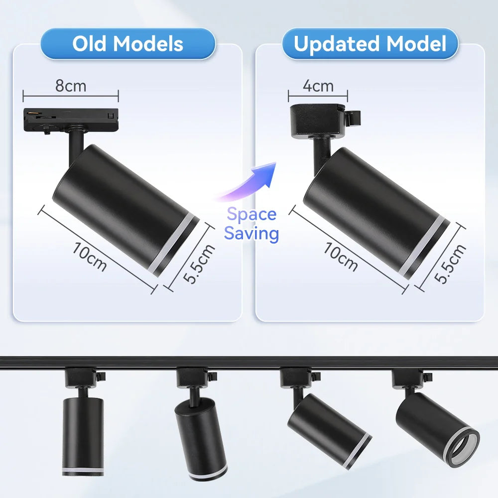 Track Light Modern Led Ceiling Lamp 110V 220V Spots To Ceiling Lighting Gu10 Led Lights Spotlights led ceiling Kitchen Lighting