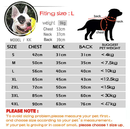 Fashion Pet Dog Clothes  Raincoat Waterproof Reflective Pet Jacket Dog Cat Coat for Small Medium Large Dogs Clothes