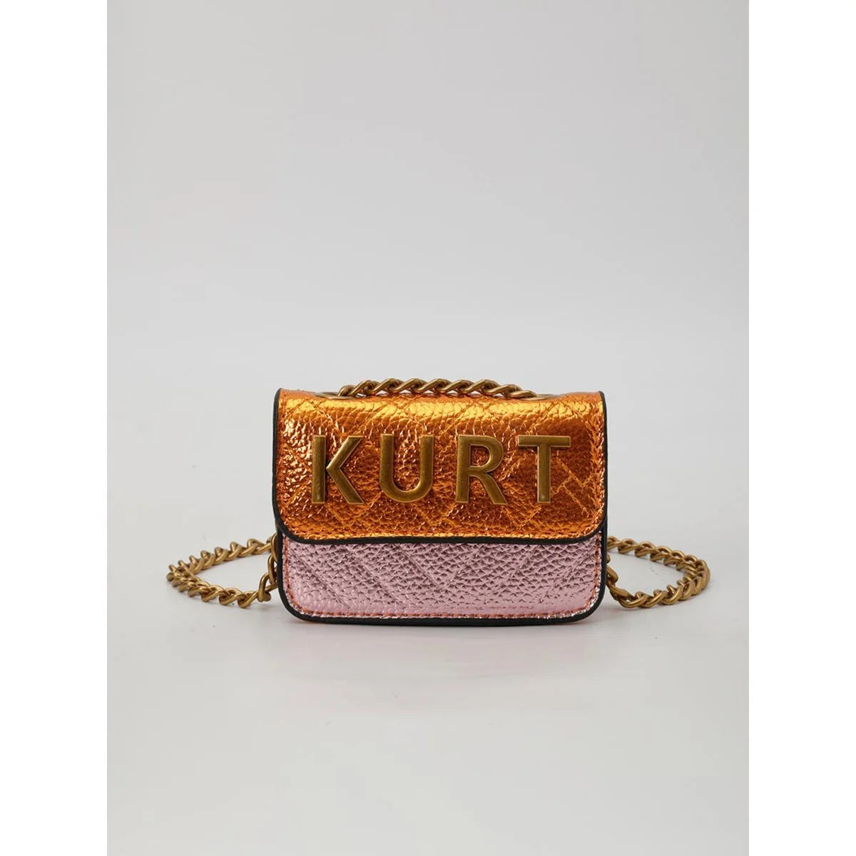 Mini Magnetic Crossbody Bag, Letter Flap & Chain Strap, Zipper Closure, Multi-Color for Daily & Office.