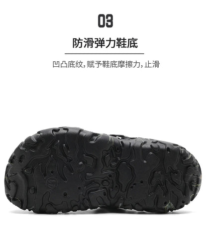 Men Slippers Summer Sandals EVA Platform Garden Shoes Unisex Flat Shoes Women Bedroom Slides High Quality Lightweight Beach