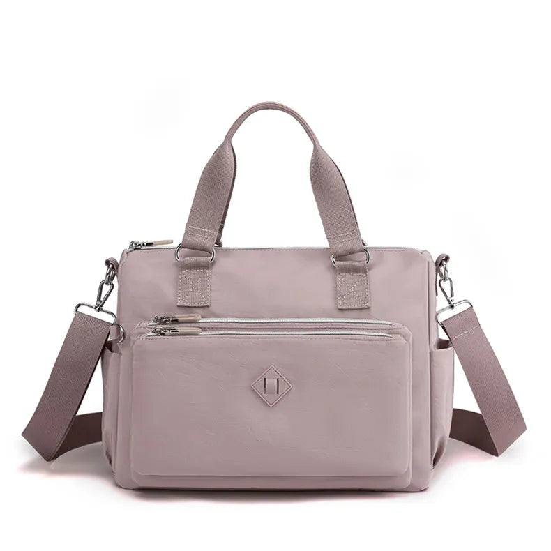 High-grade fabrics,Women's Shoulder bag Female Top-Handle bag Handbag Waterproof Nylon CrossBody Bag Ladies Messenger Bag