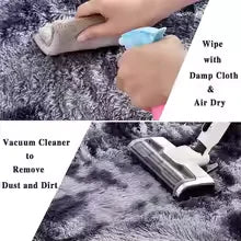 Nordic Ins Wind Tie-dye Gradual Change Silk Plush PV Plush Living Room Coffee Table Mattress Bedside Bedroom Dining Room Carpet