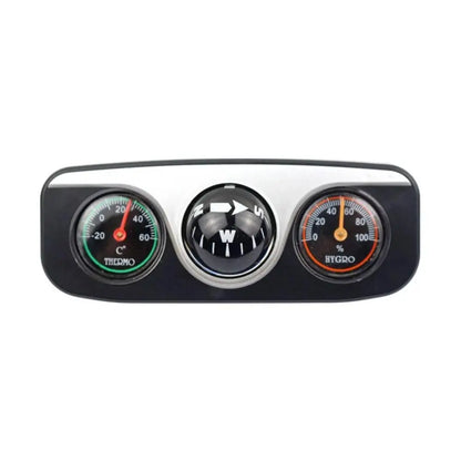 3 In 1 Car Compass Thermometer Hygrometer Dash Mount Navigation Ball Direction Pointer For Vehicle Auto Boat Accessories