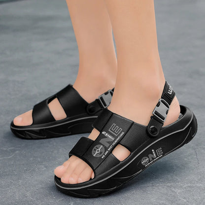Summer Men's Slippers Outdoor Sandals Beach Comfortable EVA Soft Slides Clogs Casual Garden Shoes Men Women Indoor Home Slippers
