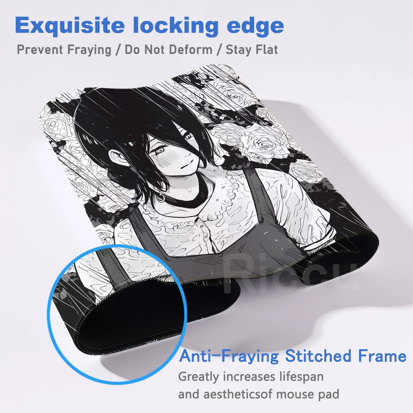 HD Chainsaw Man XXL Mouse Pad Anime reze Gamer Makima Gaming PC Accessories Mouse pads Large Keyboard Desk Mat Computer Keyboard