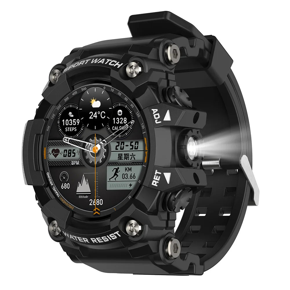 2026 Altitude Barometer Men's Smartwatch Bluetooth Talking Compass Air Pressure Multi Sport Smart Watch for iOS Android