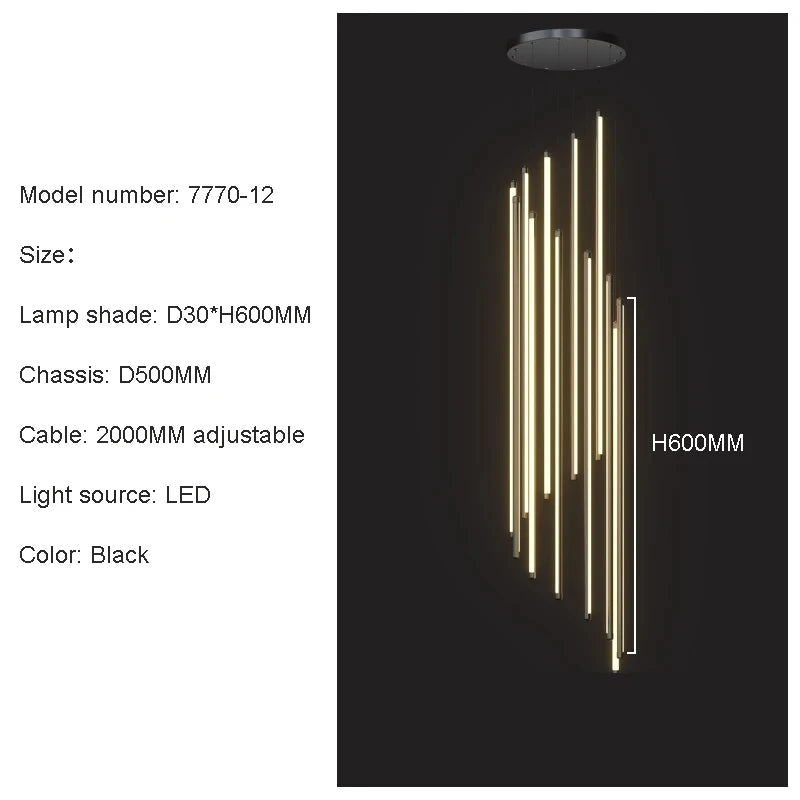 New Room Decoration Interior Chandelier Modern LED Living Room Hanging Lights Ceiling Home Decor Ceiling Pendant Lamp Lustre