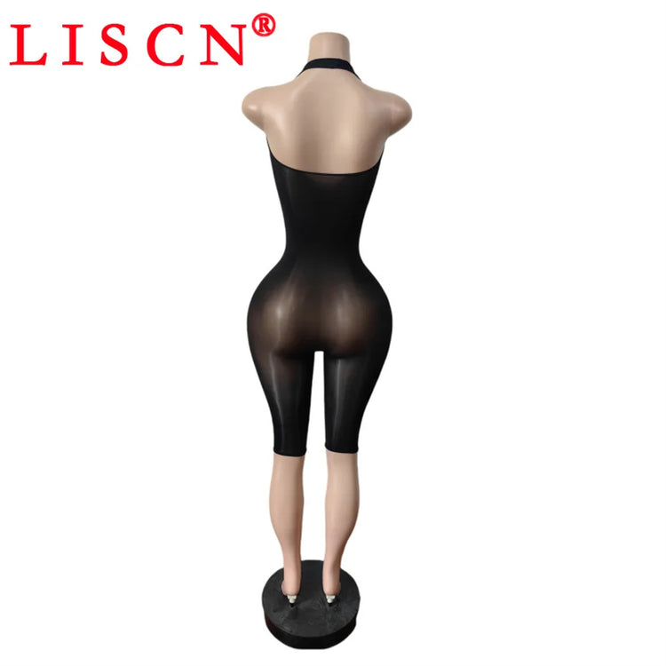 10 Bulk Items Wholesale Lots Jumpsuits for Women Sexy Sleeveless Printing Bodycon Rompers Party Club Clothes K17340
