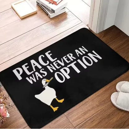 Hippity Hoppity Get Off My Property Retro Welcome Rugs Kitchen Front Door Mats Living Room Bedroom Entry Doormat Non-slip Mat