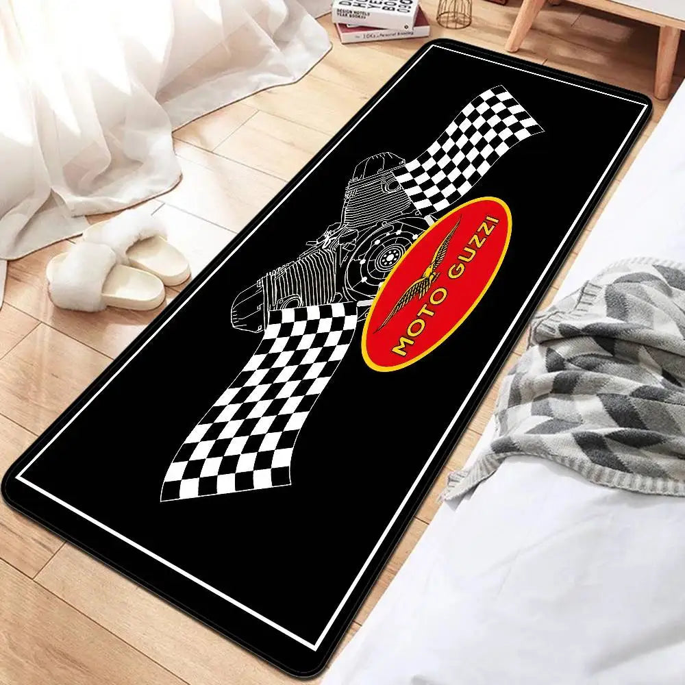 M-Moto G-Guzzi Kitchen Mat Kids Room Bedroom Decoration Balcony Anti-Slip Doormat Living Room Alfombra