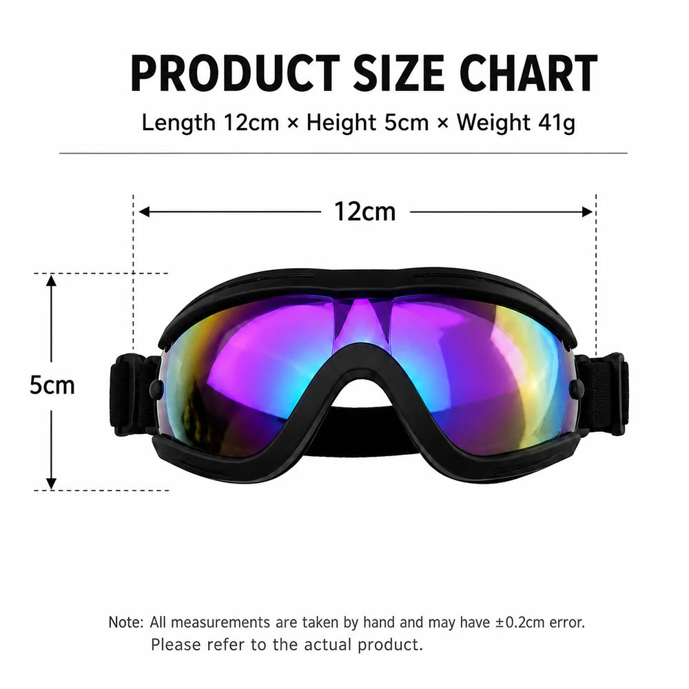 1pc UV Protective Goggles for Dogs Cat Sunglasses Cool Protection Eyewear for Small Medium Dogs Outdoor Riding Pets Accessorie