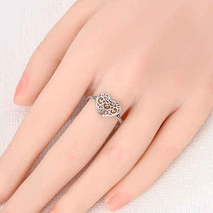 Original 925 Sterling Silver Ring Sun Star Moon Love Bowknot Sunflower Ring For Women Wedding Anniversary Ring Jewelry Gift