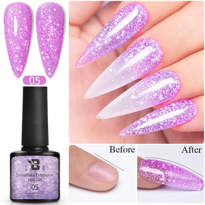 7.5ml Golden Light  Magnetic Gel Golden Gems Magnetic Gel Nail Polish Cat Nail Sparkling Glitter Semi Permanent Varnish