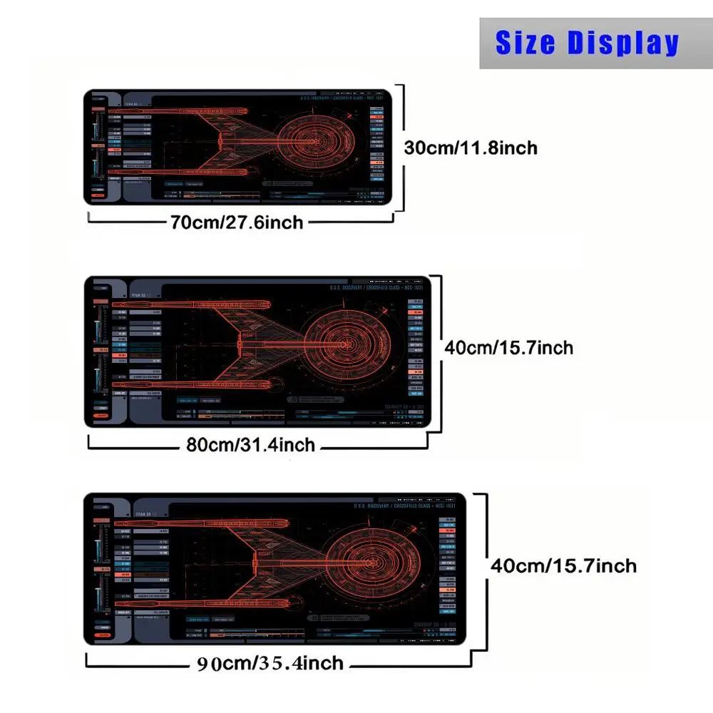 Aerospace components Mouse Pad Large Computer Office Game Table Mat Rubber Anti-slip Stitched Keyboard Mats 90x40 XXL Desk Pads