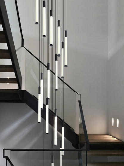 Modern Lighting Long Staircase Pendant Light Ceiling Chandelier hanging lights Stair Chandelier