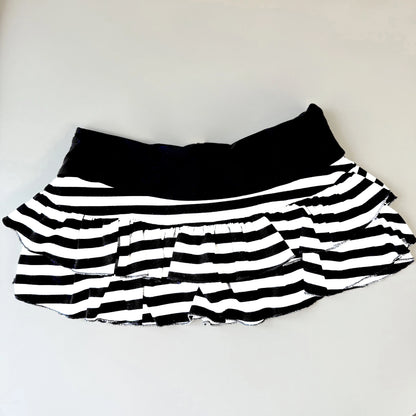 New Subculture Spice Girl Striped Slim Skirt Trendy Elegant Sweet Female High Street Aesthetic Skirt European and American Skirt